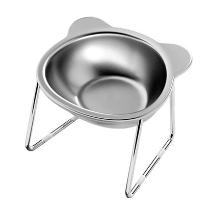 Raised Cat Bowl for Healthier Feeding Position