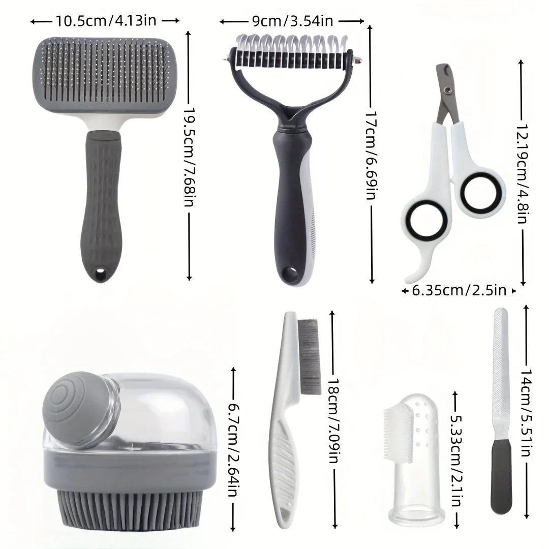 👉 All-in-One Pet Grooming Kit – Stop Shedding Fast