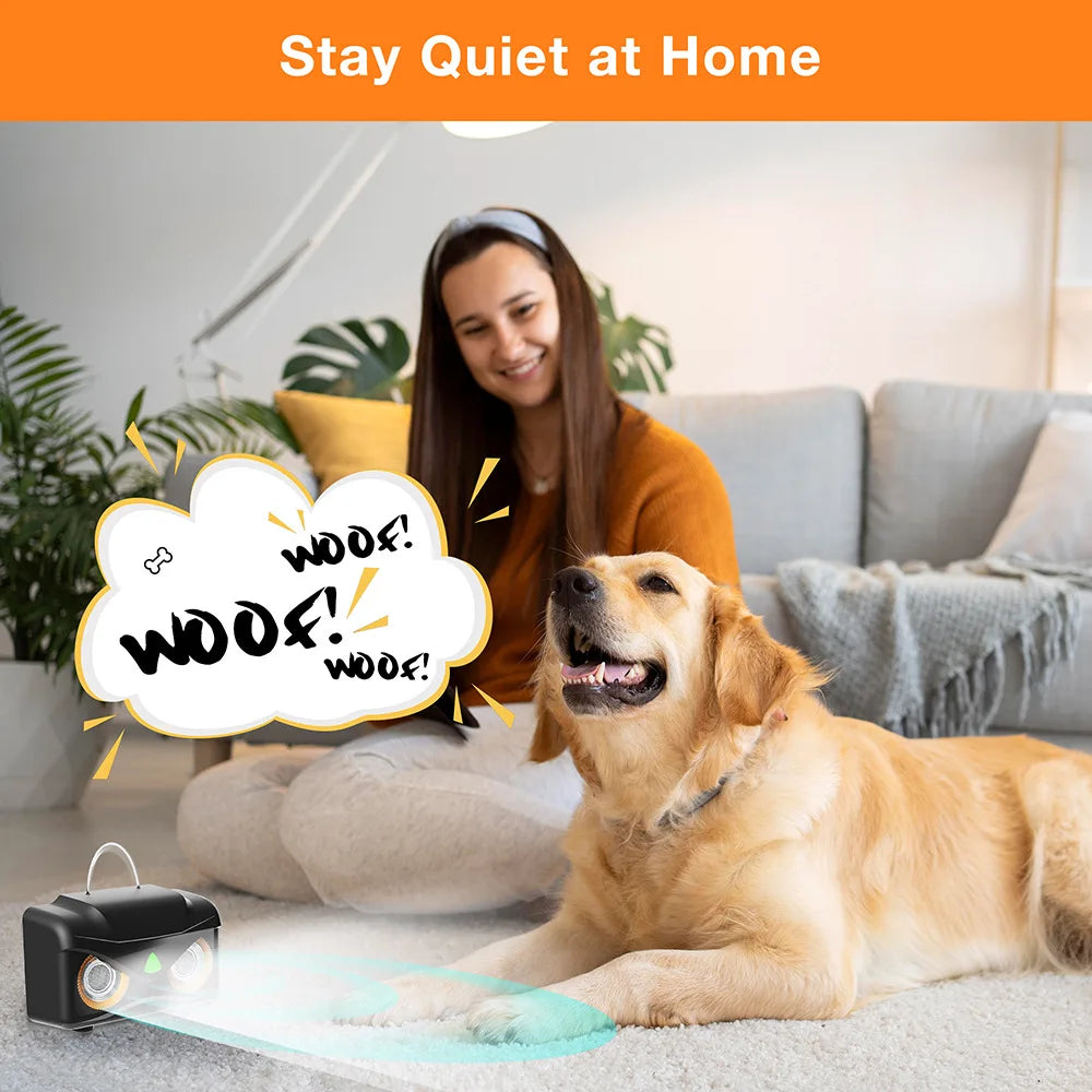 Ultrasonic Bark Suppressor Automatic Anti-barking Device for Dog Barking Control Rechargeable