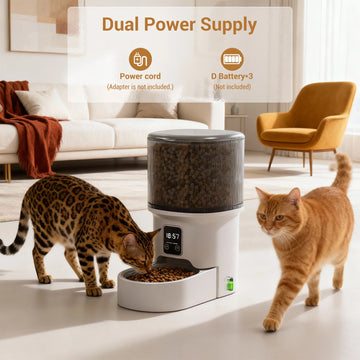 Automatic Cat & Dog Feeder with Timer & Portion Control | MeowWoof