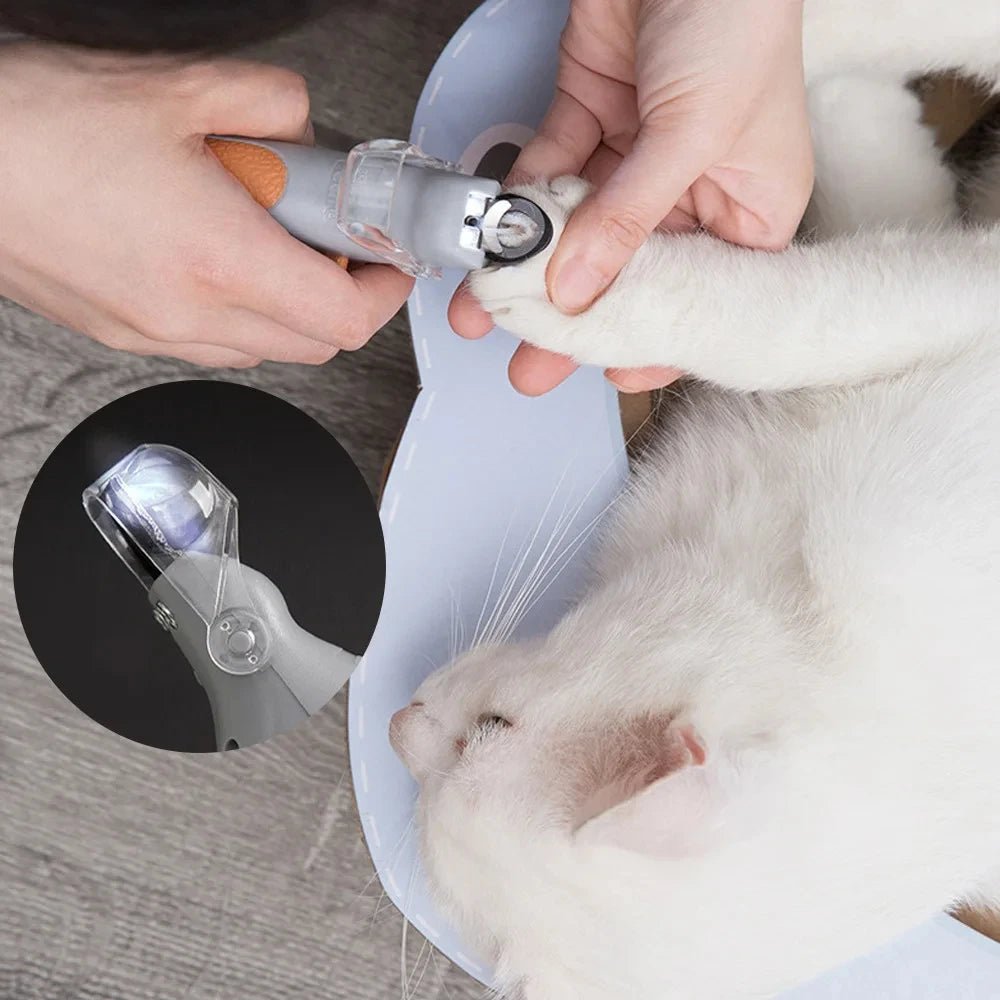 Professional Pet Nail Clipper Scissors With LED Light - MeowWoof