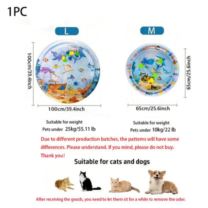 Water-Filled Cooling Mat for Dogs & Cats – Pet Cooling Bed - MeowWoof